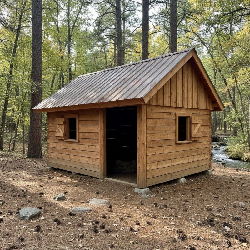 Wood Cabin Construction