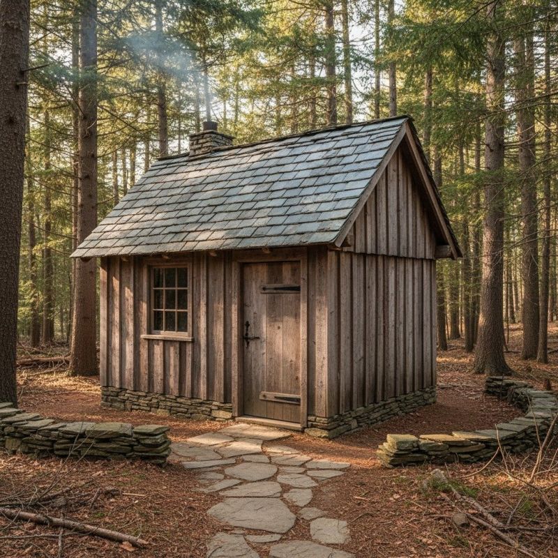 Wood Cabin Construction