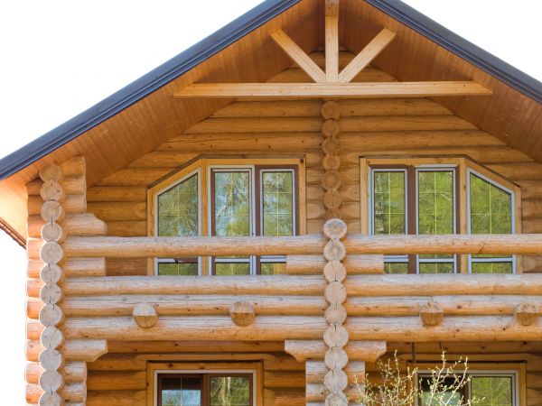 Log House Building